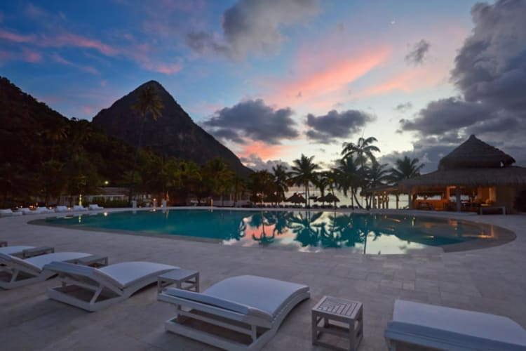 Pool at night